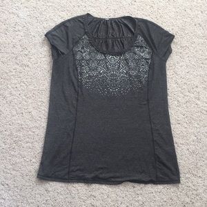 Lulu lemon ruffle back top.Run wild tech top